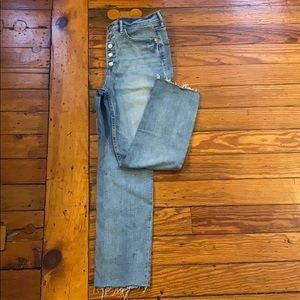 GAP High Rise Cigarette Jeans